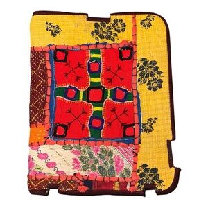 Kantha Vibrant iPad/Tablet Cover Unique Individual Recycled Sari‎ India